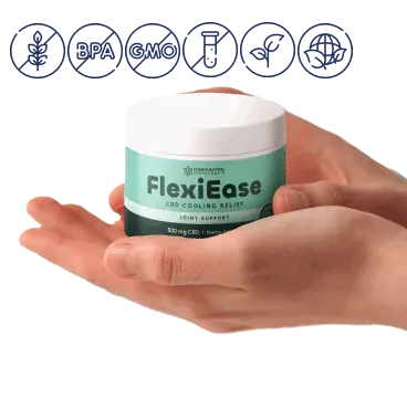 FlexiEase™ jar on hands