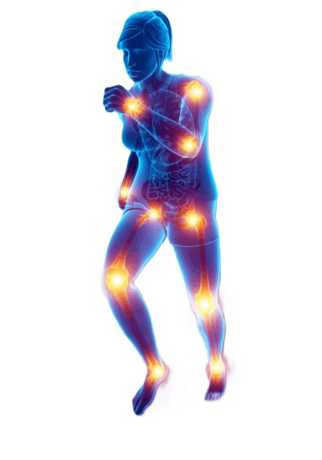 FlexiEase™ female joint pain illustration